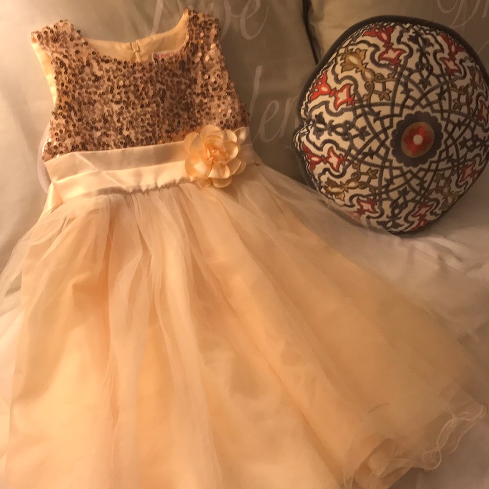Girls sequence dress